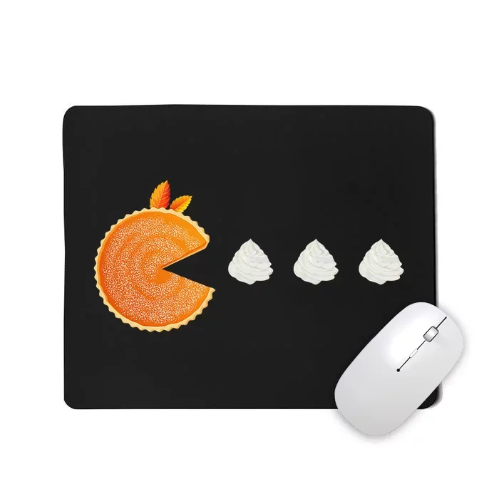 Pumpkin Pie Thanksgiving Whipped Cream Dollop Autumn Fall Mousepad