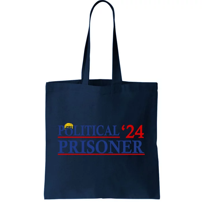 Political Prisoner Trump 2024 Tote Bag