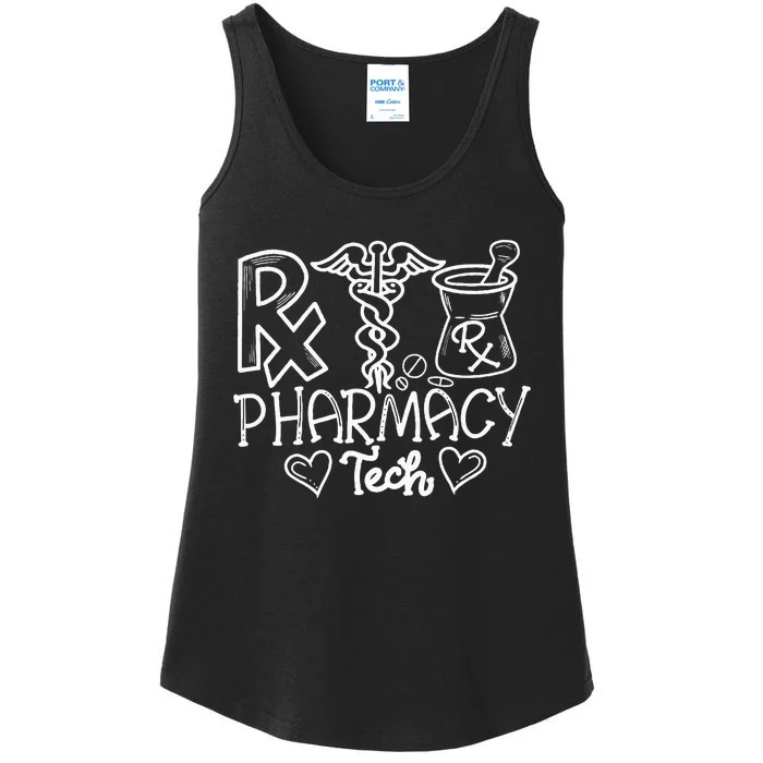 Pharmacist Pharmacy Technician Pharmer Pharmacology Student Ladies Essential Tank