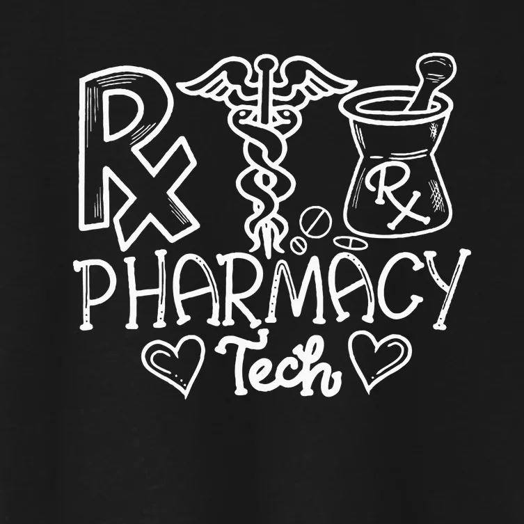 Pharmacist Pharmacy Technician Pharmer Pharmacology Student Women's Crop Top Tee