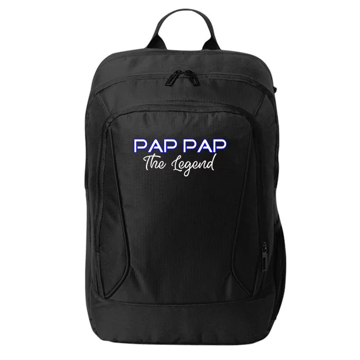 Pap Pap The Legend Gramps Granddad American Grandpa Gift City Backpack