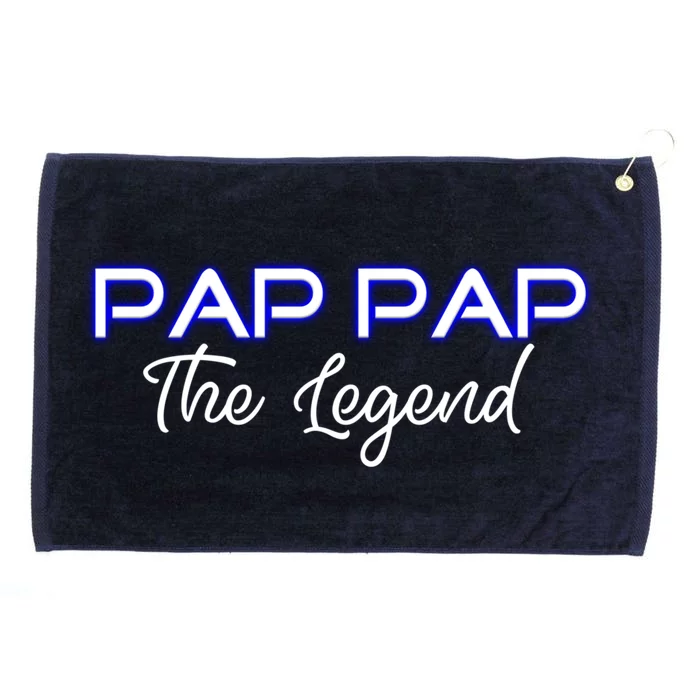 Pap Pap The Legend Gramps Granddad American Grandpa Gift Grommeted Golf Towel