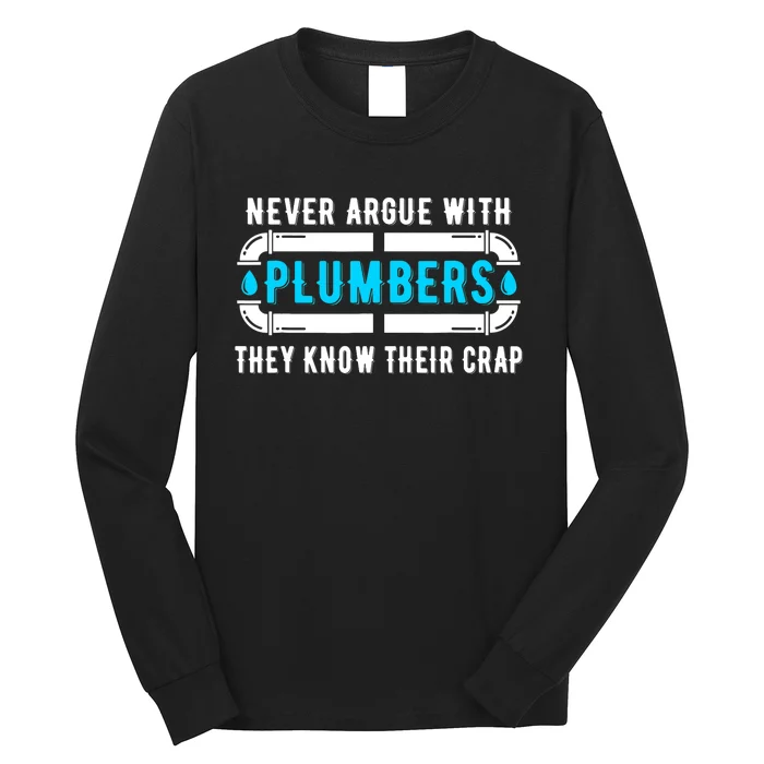 Plumber Plumbing Tools Long Sleeve Shirt