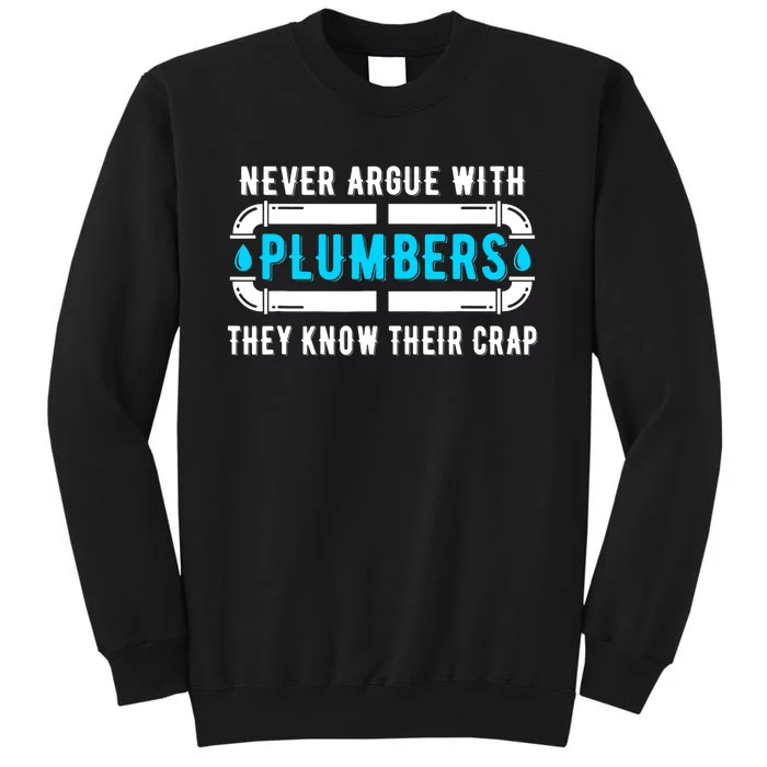 Plumber Plumbing Tools Tall Sweatshirt