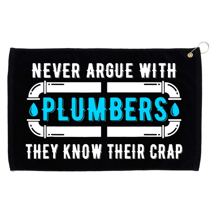 Plumber Plumbing Tools Grommeted Golf Towel