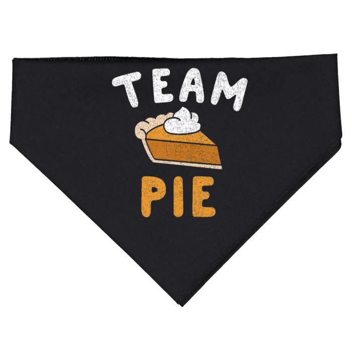 Pumpkin Pie Team Pie Day Thanksgiving Squad Group USA-Made Doggie Bandana