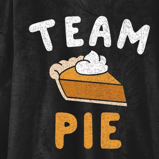 Pumpkin Pie Team Pie Day Thanksgiving Squad Group Hooded Wearable Blanket