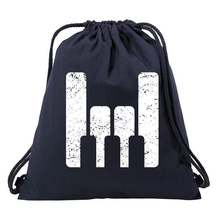 Piano Player Teacher Gift The Keyboard Rocks Drawstring Bag