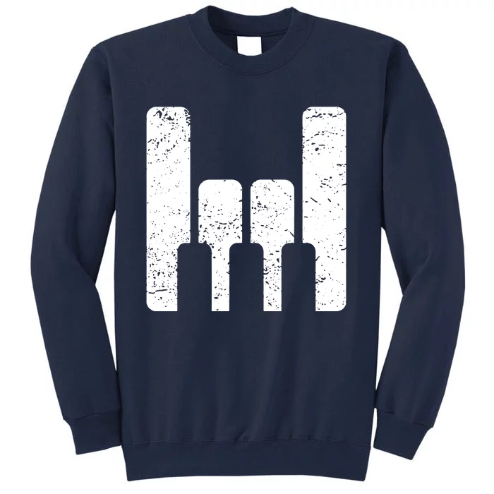 Piano Player Teacher Gift The Keyboard Rocks Tall Sweatshirt