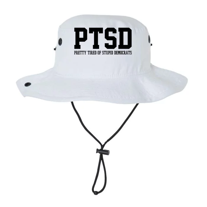 PTSD Pretty Tired Of Stupid Democrats Funny Legacy Cool Fit Booney Bucket Hat