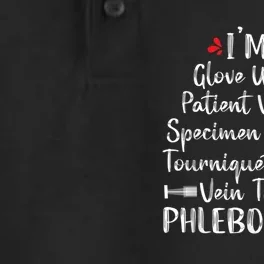 Phlebotomist Phlebotomy Technician Funny Nurse Clinical Dry Zone Grid Performance Polo