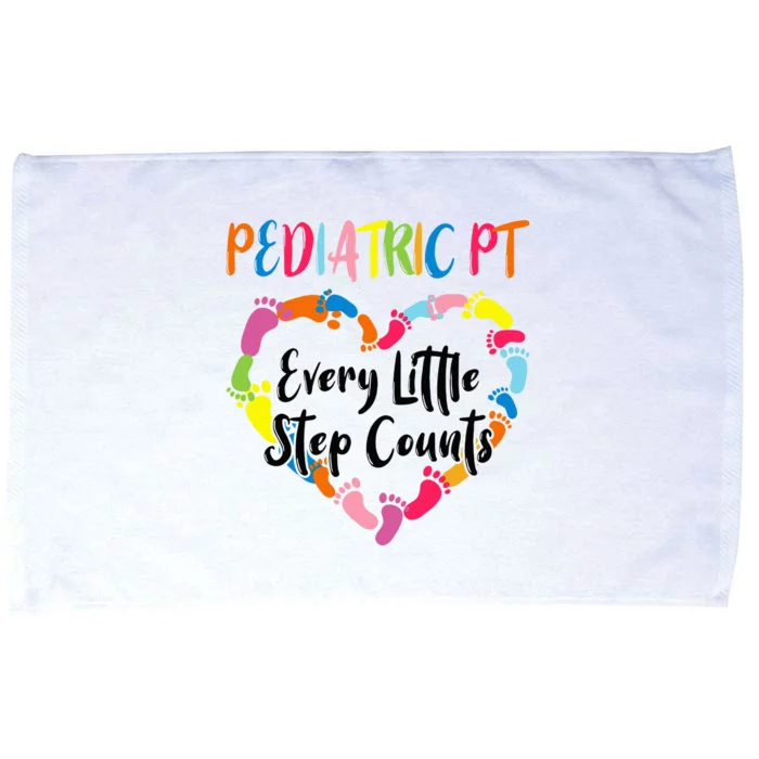 Pediatric Physical Therapy PT Every Little Step Counts Microfiber Hand Towel