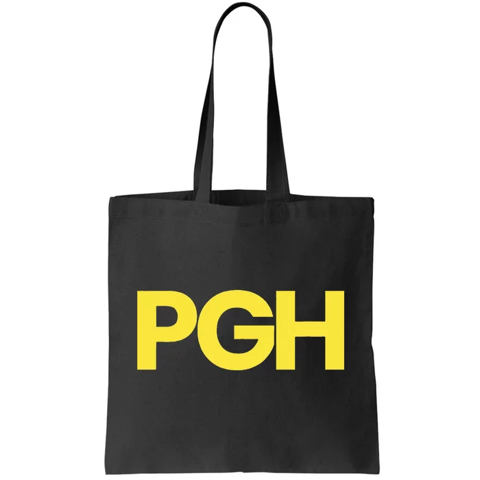 Pittsburgh Pgh Text Retro Throwback Pennsylvania Tote Bag