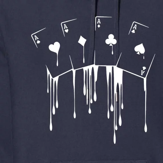 Poker Player Texas HoldEm Night Tournament Poker Premium Hoodie