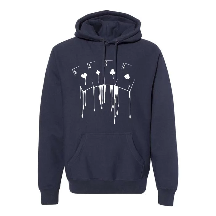 Poker Player Texas HoldEm Night Tournament Poker Premium Hoodie