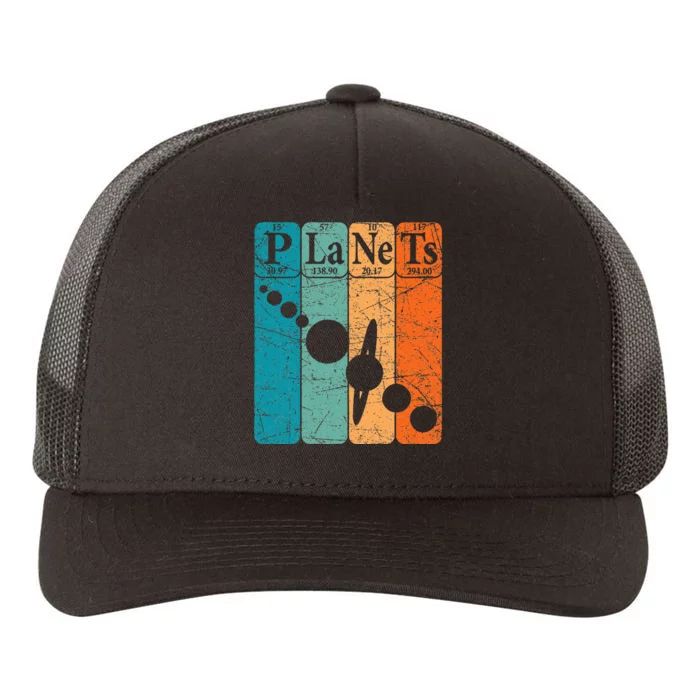 Planets Periodic Table Elements Solar System Planets Yupoong Adult 5-Panel Trucker Hat