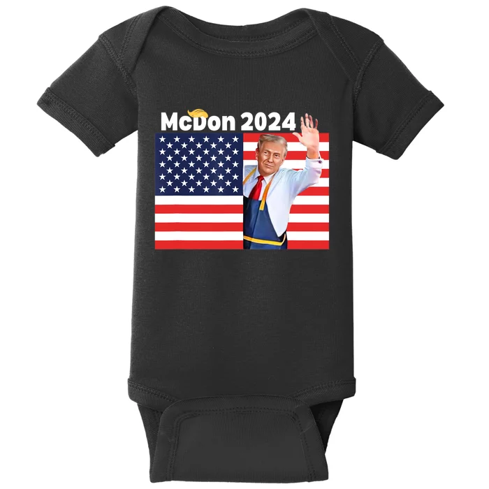 Patriotic Political Theme Graphic Baby Bodysuit