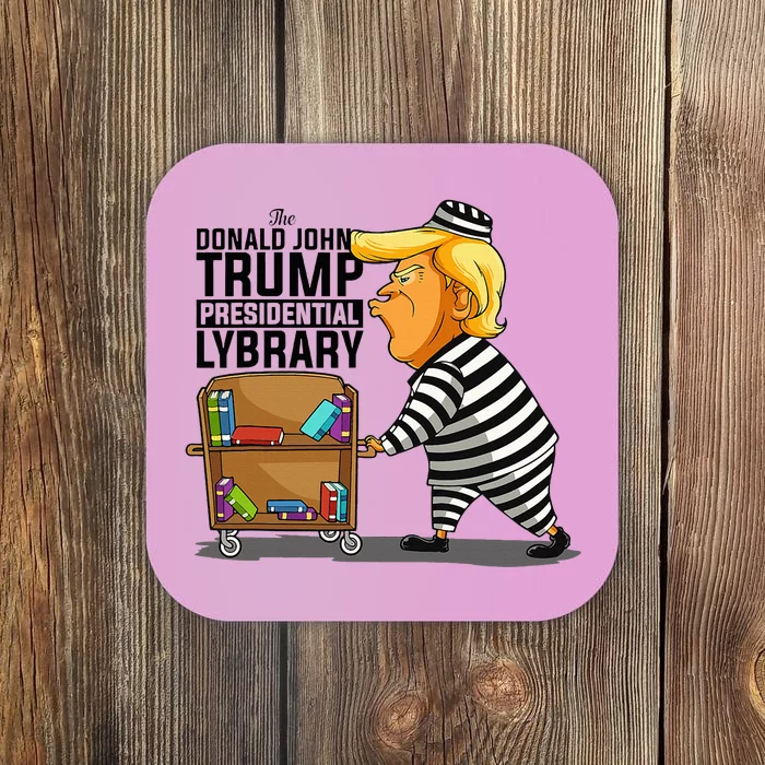 Prison Prisoner Trump Presidential Library Coaster