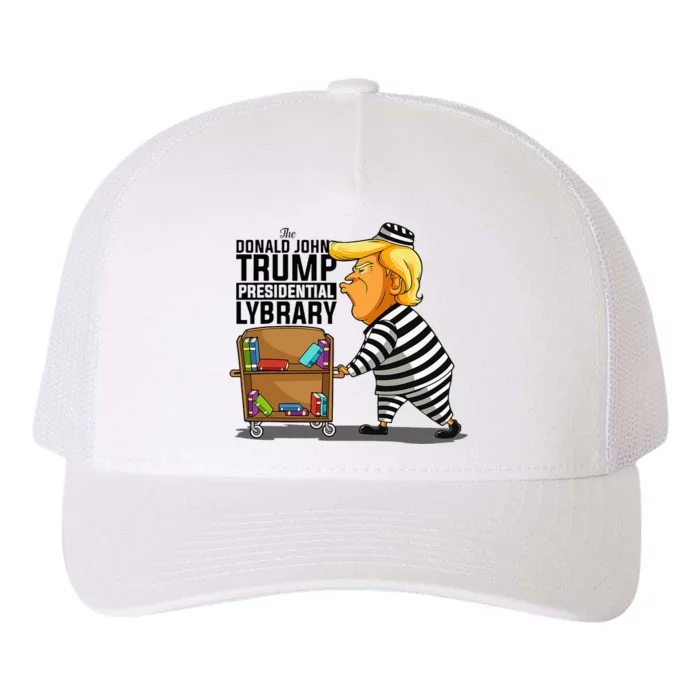 Prison Prisoner Trump Presidential Library Yupoong Adult 5-Panel Trucker Hat