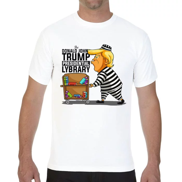 Prison Prisoner Trump Presidential Library Comfort Colors T-Shirt