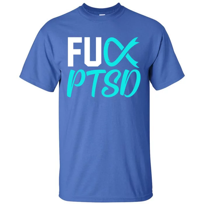 Ptsd Post Traumatic Stress Disorder Awareness Ribbon Graphic Meaningful Gift Tall T-Shirt