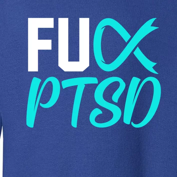 Ptsd Post Traumatic Stress Disorder Awareness Ribbon Graphic Meaningful Gift Toddler Sweatshirt