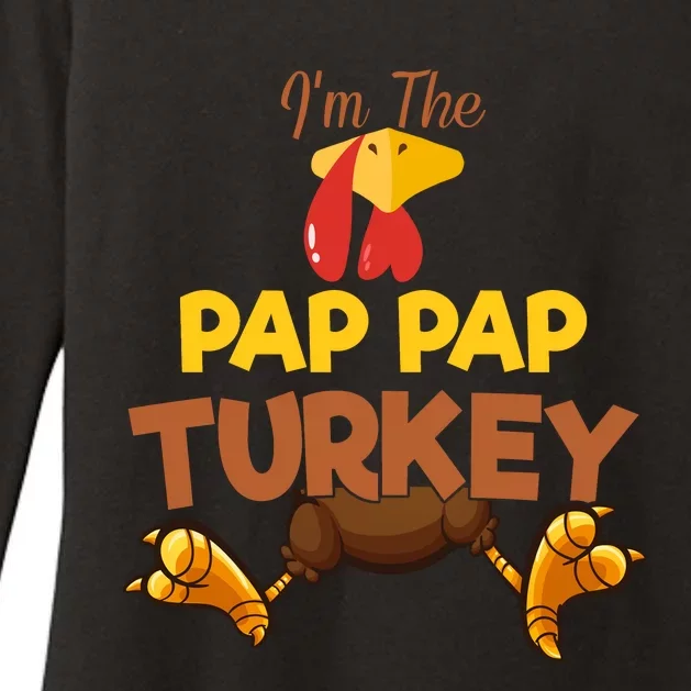 Pap Pap Turkey Matching Family Group Thanksgiving Gifts Womens CVC Long Sleeve Shirt