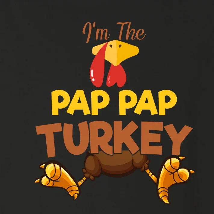 Pap Pap Turkey Matching Family Group Thanksgiving Gifts Toddler Long Sleeve Shirt