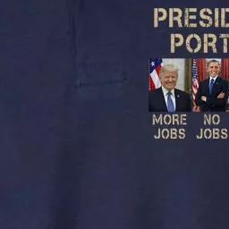 Presidential Portraits Trump More Jobs Funny Political Softstyle Adult Sport Polo