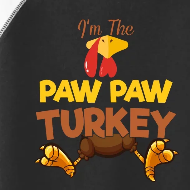 Paw Paw Turkey Matching Family Group Thanksgiving Gifts Toddler Fine Jersey T-Shirt