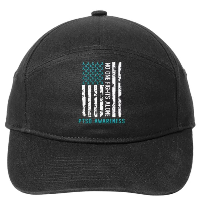 PTSD Post Traumatic Stress Disorder Awareness Support 7-Panel Snapback Hat