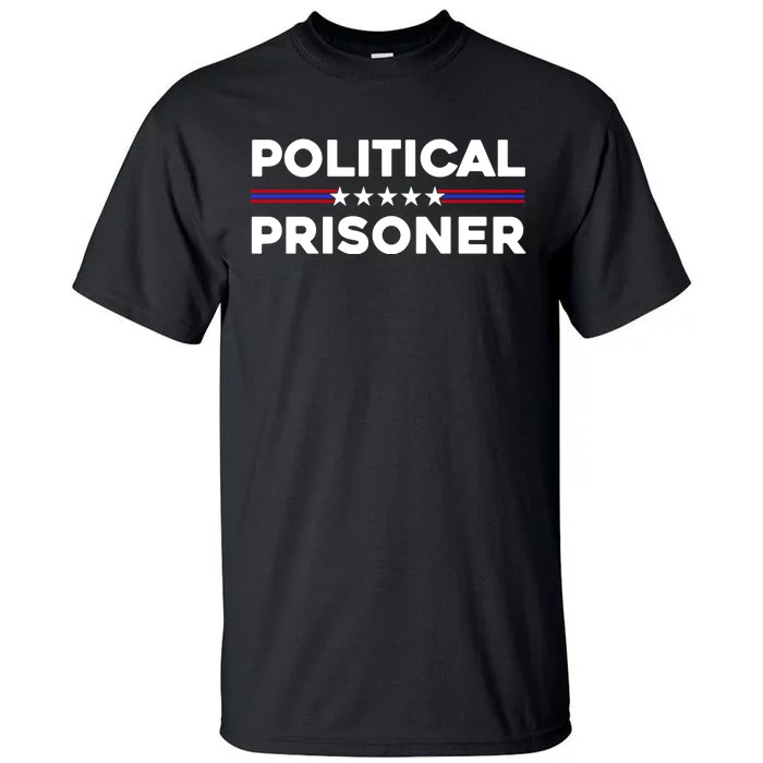 Political Prisoner Trump 2024 Tall T-Shirt