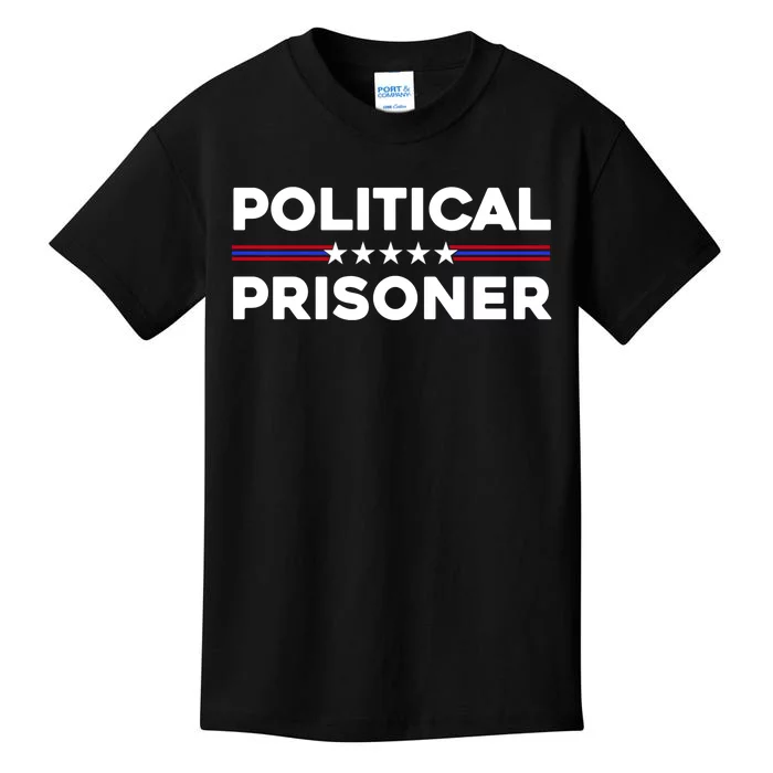 Political Prisoner Trump 2024 Kids T-Shirt