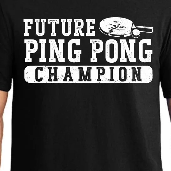 Ping Pong Table Tennis Future Ping Pong Champion Pajama Set