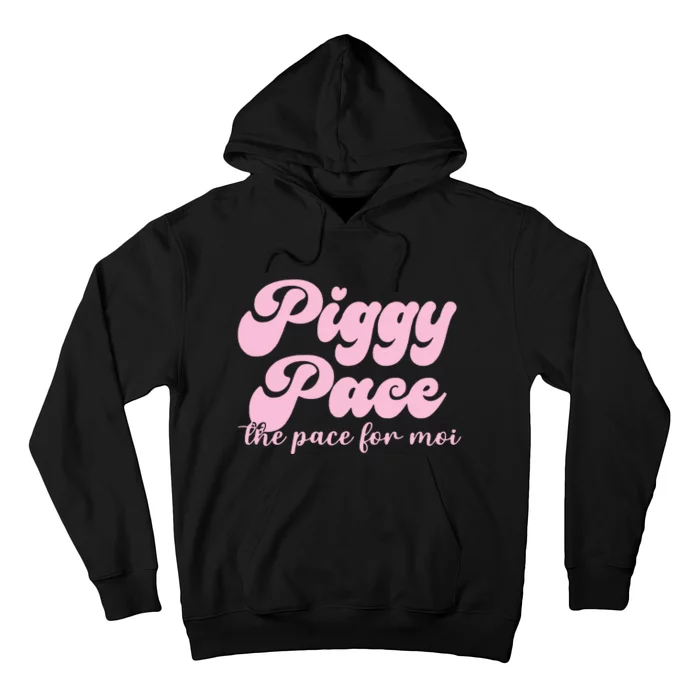 Piggy Pace The Pace For Moi Miss Piggy Inspired Race Hoodie