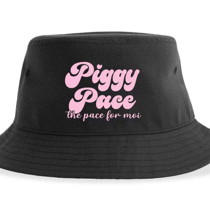 Piggy Pace The Pace For Moi Miss Piggy Inspired Race Sustainable Bucket Hat