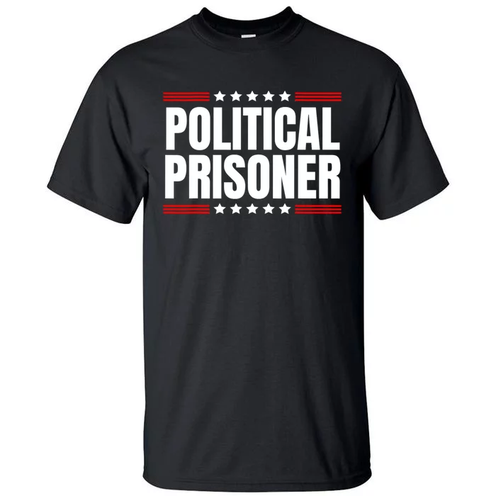 Political Prisoner Trump 2024 Tall T-Shirt