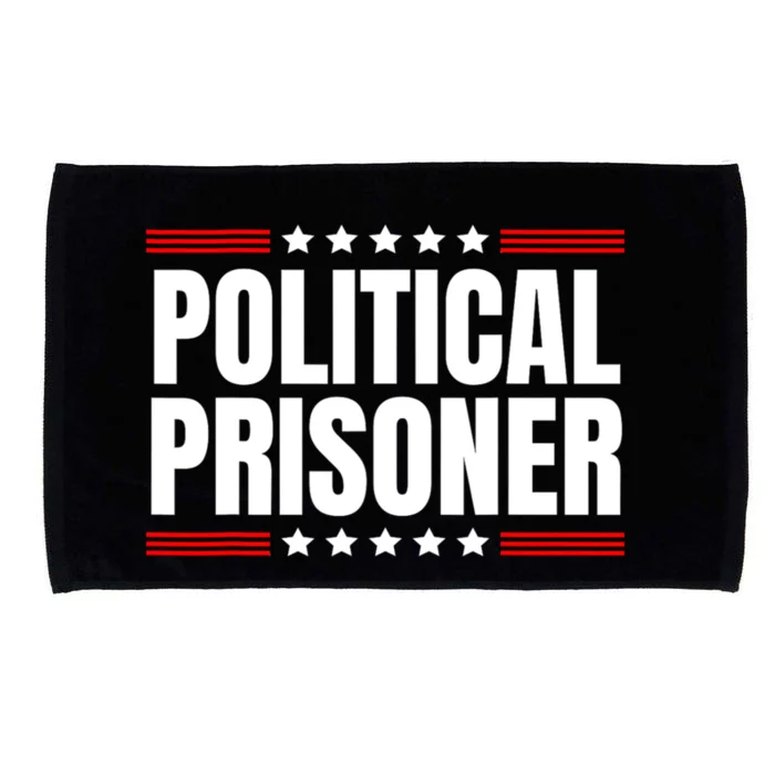 Political Prisoner Trump 2024 Microfiber Hand Towel