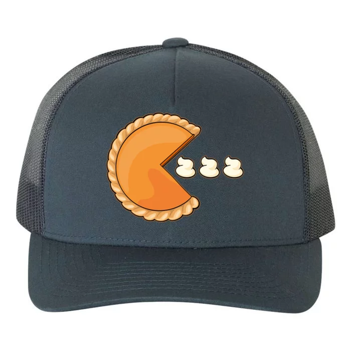 Pumpkin Pie Thanksgiving Meaningful Gift Eating Whipped Cream Graphic Gift Yupoong Adult 5-Panel Trucker Hat