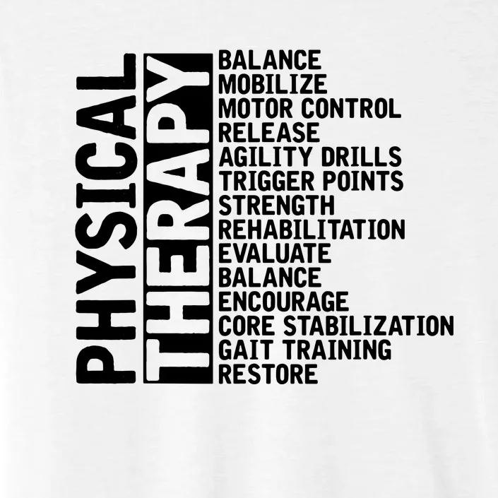 PT Physical Therapist Exercise Physical Therapy ChromaSoft Performance T-Shirt