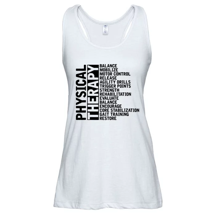 PT Physical Therapist Exercise Physical Therapy Ladies Essential Flowy Tank