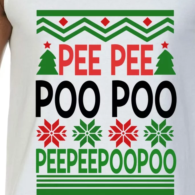 Peepee Poopoo Ugly Christmas Great Gift Comfort Colors® Tank Top