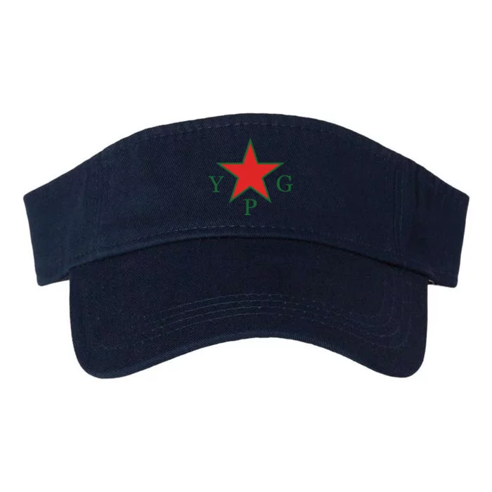 Peoples Protection Unit Flag YPG Rojava Valucap Bio-Washed Visor