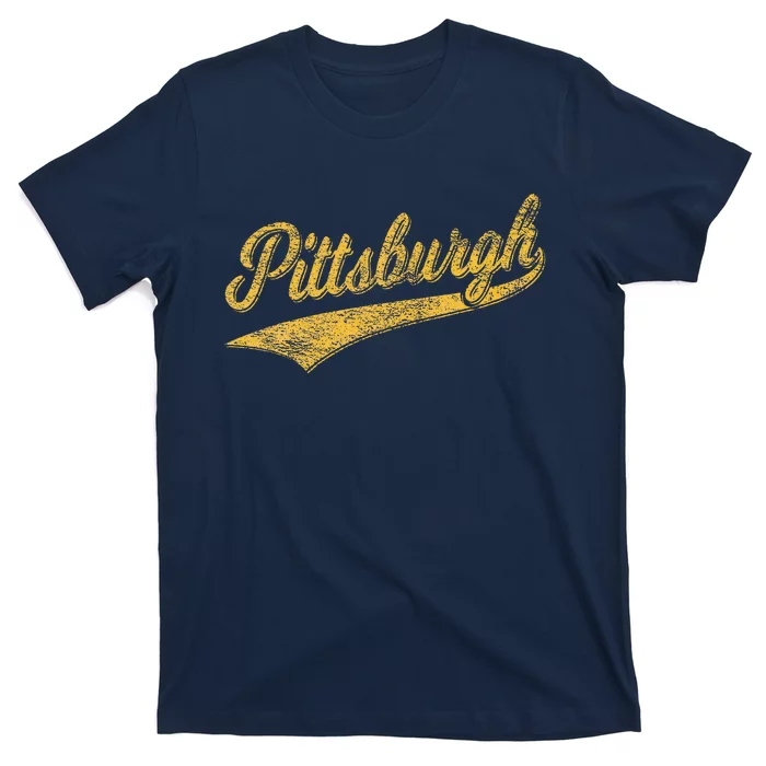 Pittsburgh Pennsylvania Varsity Script Sports Jersey Style T-Shirt