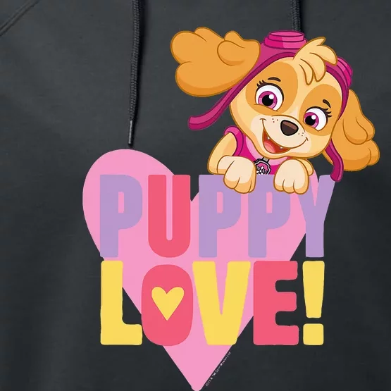 Paw Patrol Valentine's Day Puppy Love With Skye Performance Fleece Hoodie