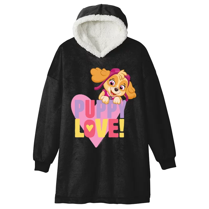 Paw Patrol Valentine's Day Puppy Love With Skye Hooded Wearable Blanket