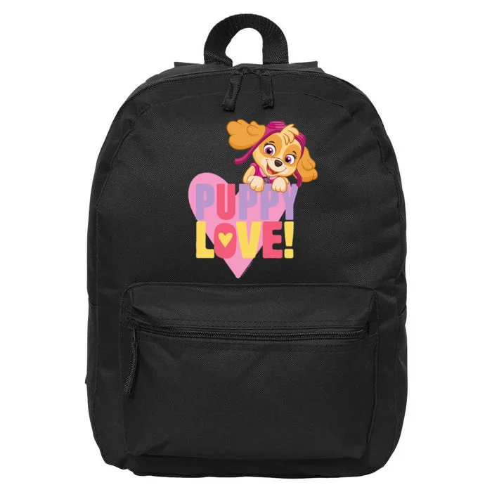 Paw Patrol Valentine's Day Puppy Love With Skye 16 in Basic Backpack