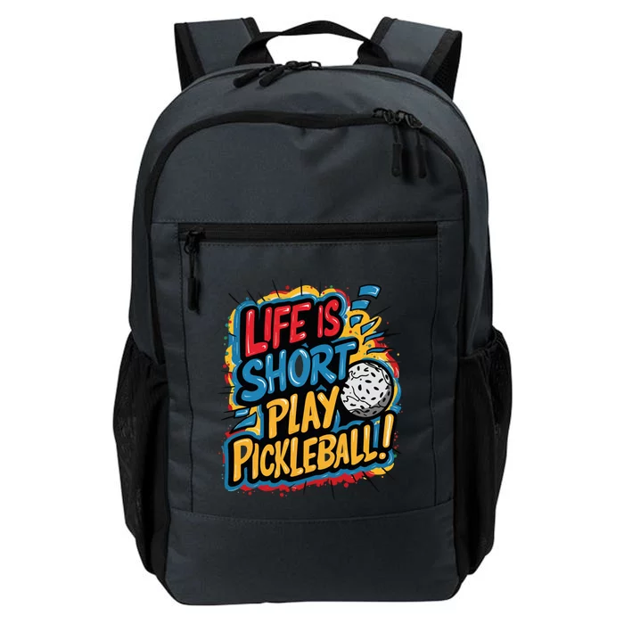 Pickleball Passion Vibrant Game Artwear Cute Gift Daily Commute Backpack