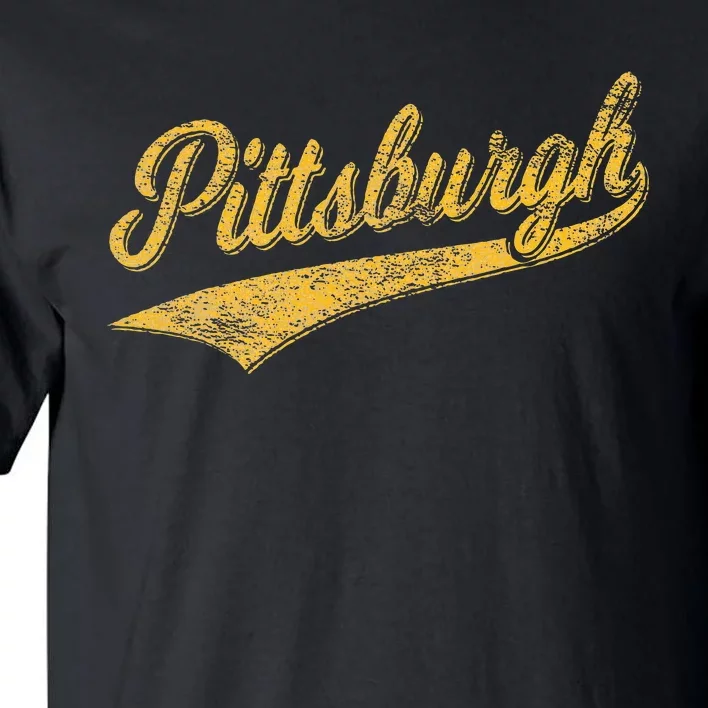 Pittsburgh Pennsylvania Varsity Script Sports Jersey Style Tall T-Shirt