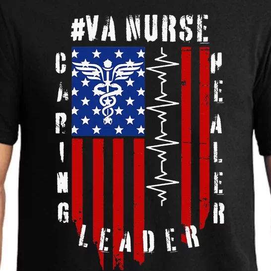 Patriotic Pride Va Nurses Tribute Pajama Set